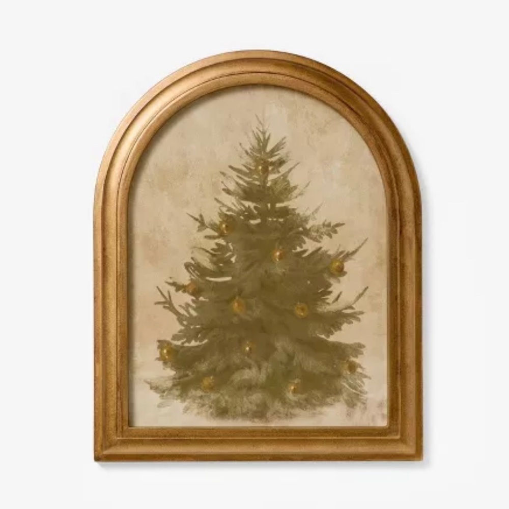 Studio McGee 11"x13.86" Christmas Tree Framed Wall Art - Threshold™